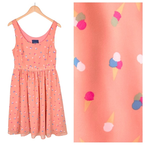 Modcloth Dresses & Skirts - ModCloth ice cream peach midi dress pockets sleeveless Freeing Feeling large